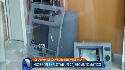 La Plata: intentaron robar un cajero y lo hicieron explotar con gas