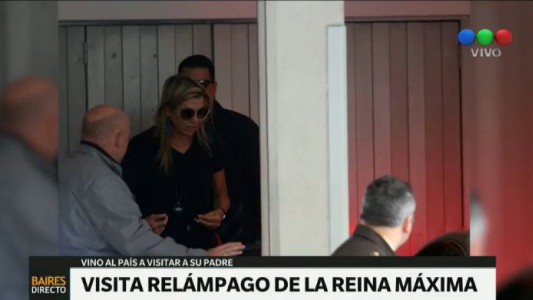 Máxima Zorreguieta visitó a su padre, delicado de salud