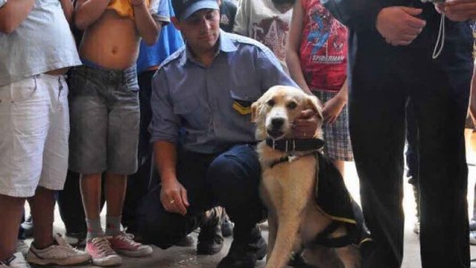 Vuelve a la comisaría el perro que causó el desplazamiento de un jefe policial