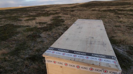 Finalizan la exhumación de soldados argentinos sin identificar en Malvinas