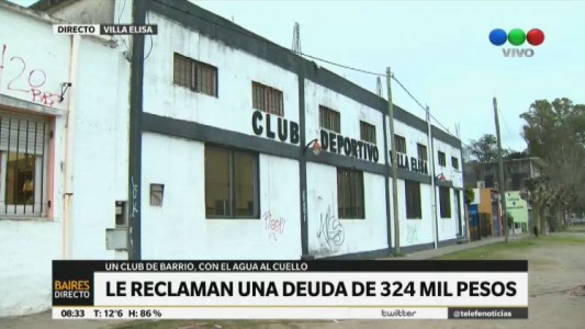 ABSA le reclama a un club de barrio el pago de una deuda de más de $324 mil