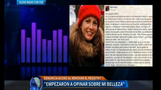 "Me dijeron que me desnude": habló la joven acosada al renovar el registro de conducir