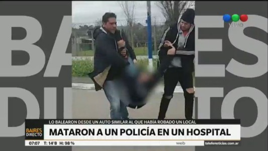 Asesinaron a un policía en el estacionamiento de un hospital