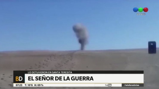 Detuvieron a "El Señor de la Guerra" en Santa Teresita