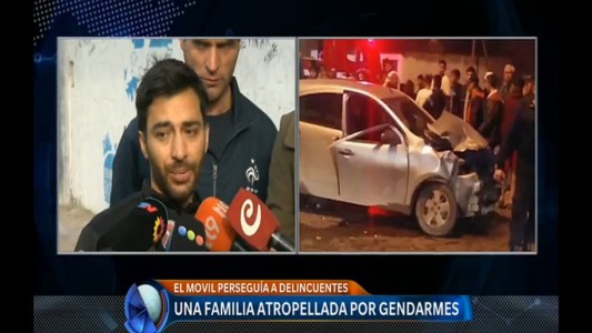 Atropellados por gendarmes: "Mi nena tiene una fractura de fémur"