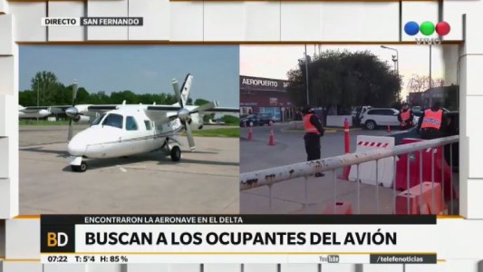 Comenzó el operativo de rescate de los restos de la avioneta que cayó en el delta del Paraná