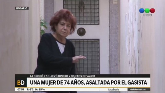 Un gasista volvió a la casa de su clienta jubilada para robarle