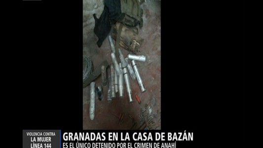 Crimen de Anahí: encontraron siete granadas en la casa de uno de los detenidos
