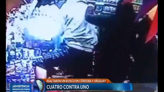 Violento robo en un kiosco en pleno centro