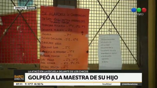 Una mujer golpeó a la maestra de su hijo: no hay clases