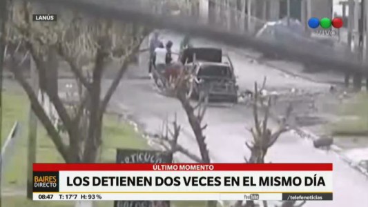 Detenidos dos veces en el mismo día por robar autos