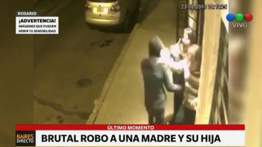 Rosario: brutal asalto a madre e hija