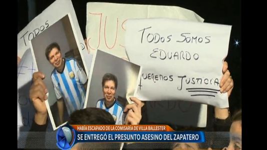 Se entregó el asesino del zapatero de Villa Ballester