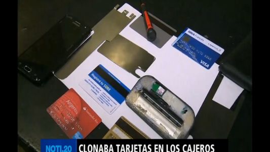 Detienen a un hombre que clonaba tarjetas de crédito en un shopping