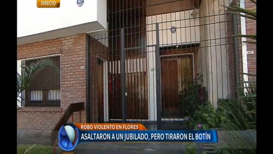 Asaltaron a una jubilada y a su cuidadora