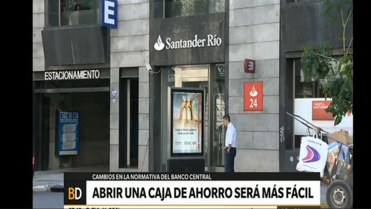 Simplifican el trámite para abrir una caja de ahorro