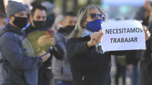 Protesta y corte de la AU Buenos Aires-La Plata: centros de actividades deportivas piden trabajar