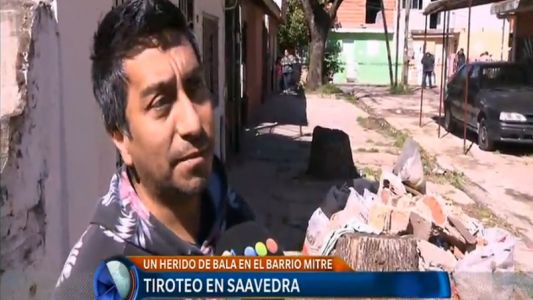 Tiroteo y heridos en el barrio Mitre de Saavedra