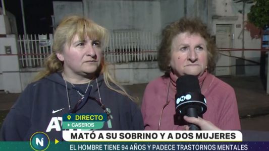 Anciano de 94 años acribilló a balazos a tres personas en Caseros