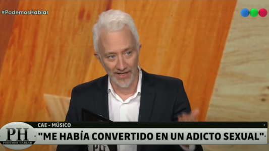 VIDEO: cantante argentino le reveló a Andy Kusnetzoff en Telefe que era adicto al sexo