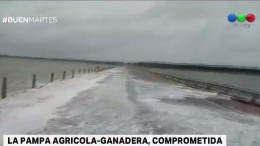 La Pampa: 2 millones de hectáreas afectadas por las inundaciones