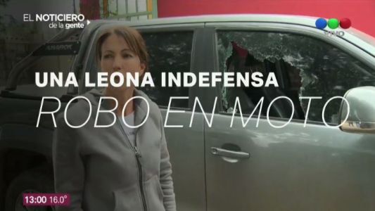 La ex Leona Magui Aicega fue asaltada por motochorros