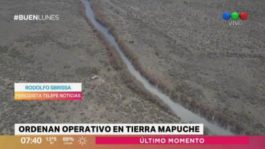 Allanan una comunidad mapuche en Cushamen