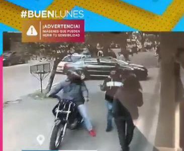 Motochorros robaron celulares y dispararon en la puerta de una escuela