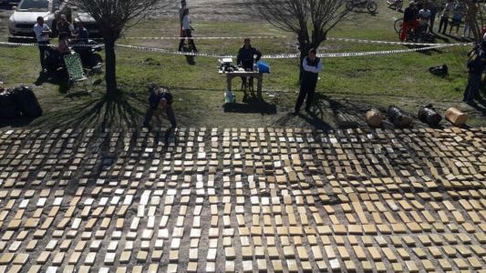 Prefectura secuestró media tonelada de marihuana en Misiones