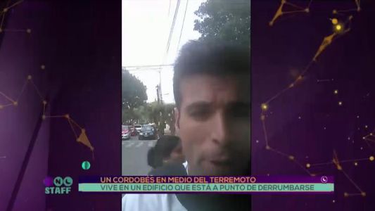 Un argentino en México: "Mi edificio se rajó"