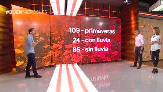 Se viene el Día de la Primavera: ¿llueve?