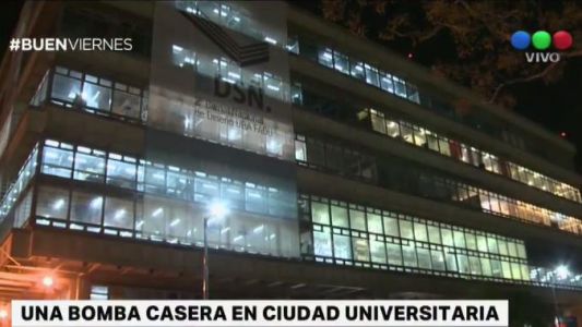 Alerta en Ciudad Universitaria: desactivaron una bomba casera
