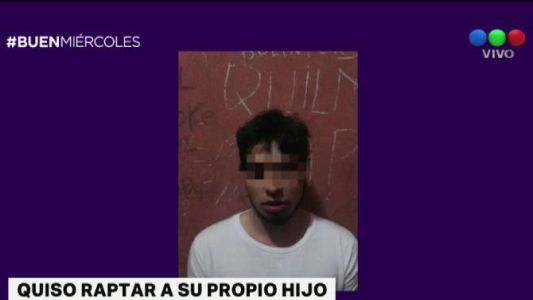 Quiso raptar a su propio hijo