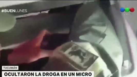 Ataron la droga con piolines