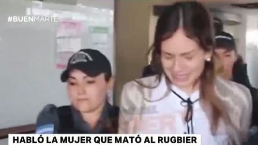 Habló la mujer que mató al rugbier: "No lo vi tirado en el suelo"