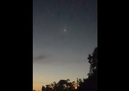 Sorpresa por una misteriosa luz en el cielo de Buenos Aires
