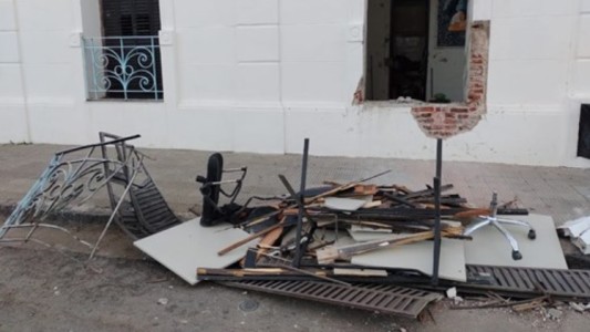 Videos: así se vivió la explosión en el local de La Cámpora en Bahía Blanca