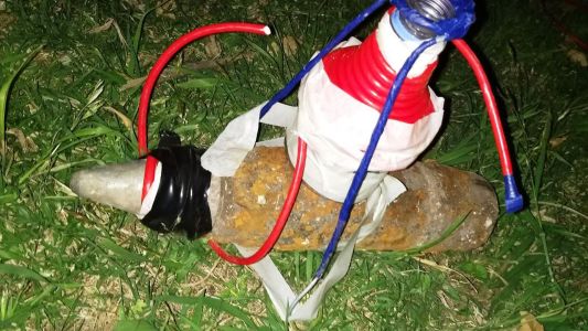 Hallaron un proyectil antiaéreo en una casa de Lomas de Zamora