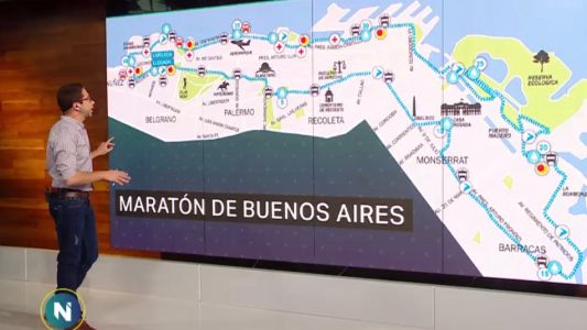 Maratones y cortes de calles para el domingo