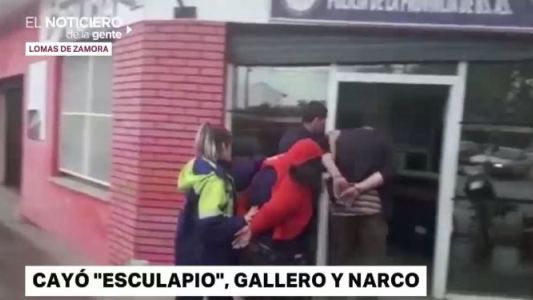 Detuvieron a "Esculapio", gallero y narco