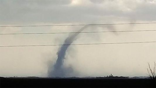 Córdoba: alarma por un "mini tornado" que azotó Río Cuarto