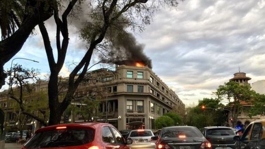 Incendio en el Palacio Alcorta