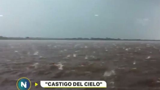 Granizo, el castigo del cielo