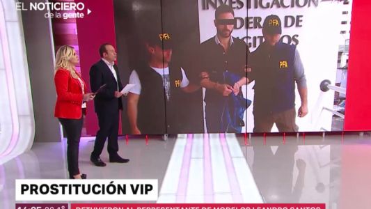 Prostitución VIP: detuvieron a Leandro Santos