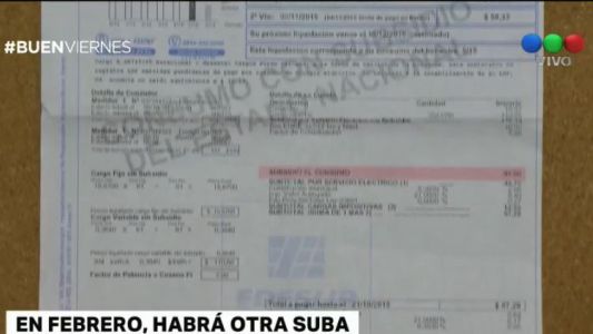 Desde diciembre la luz sube hasta un 47 por ciento