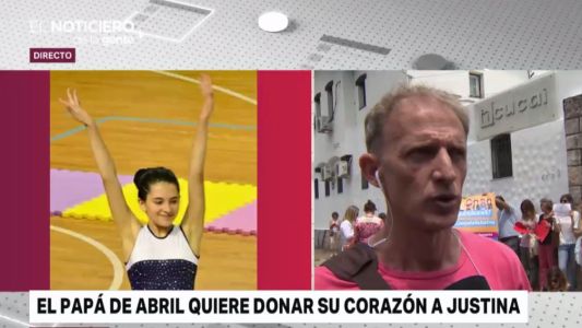 Habló el papá de Justina: “Si es para mi hija imagínate la felicidad que tendría”