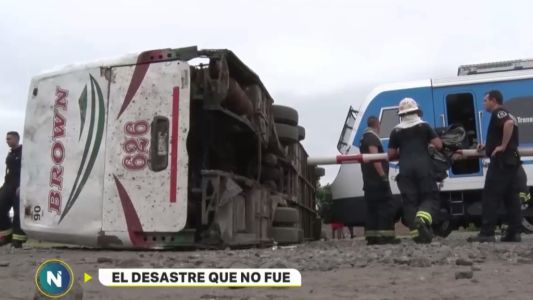El simulacro que nos hiela la sangre en medio de las vías del tren