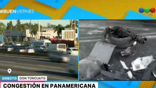 Dos choques múltiples en la Panamericana: hay dos heridos