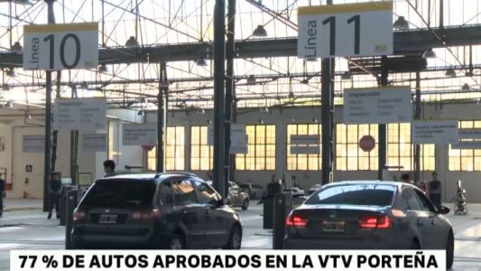 El 77% de los autos porteños aprobó la VTV