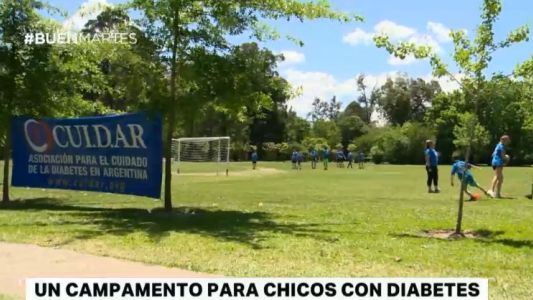 Un campamento para chicos con diabetes